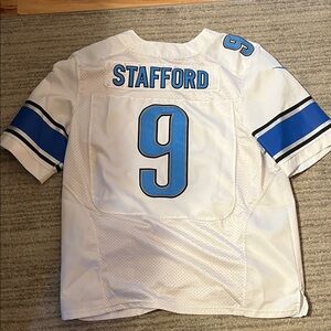 Nike Matthew Stafford Detroit Lions white jersey